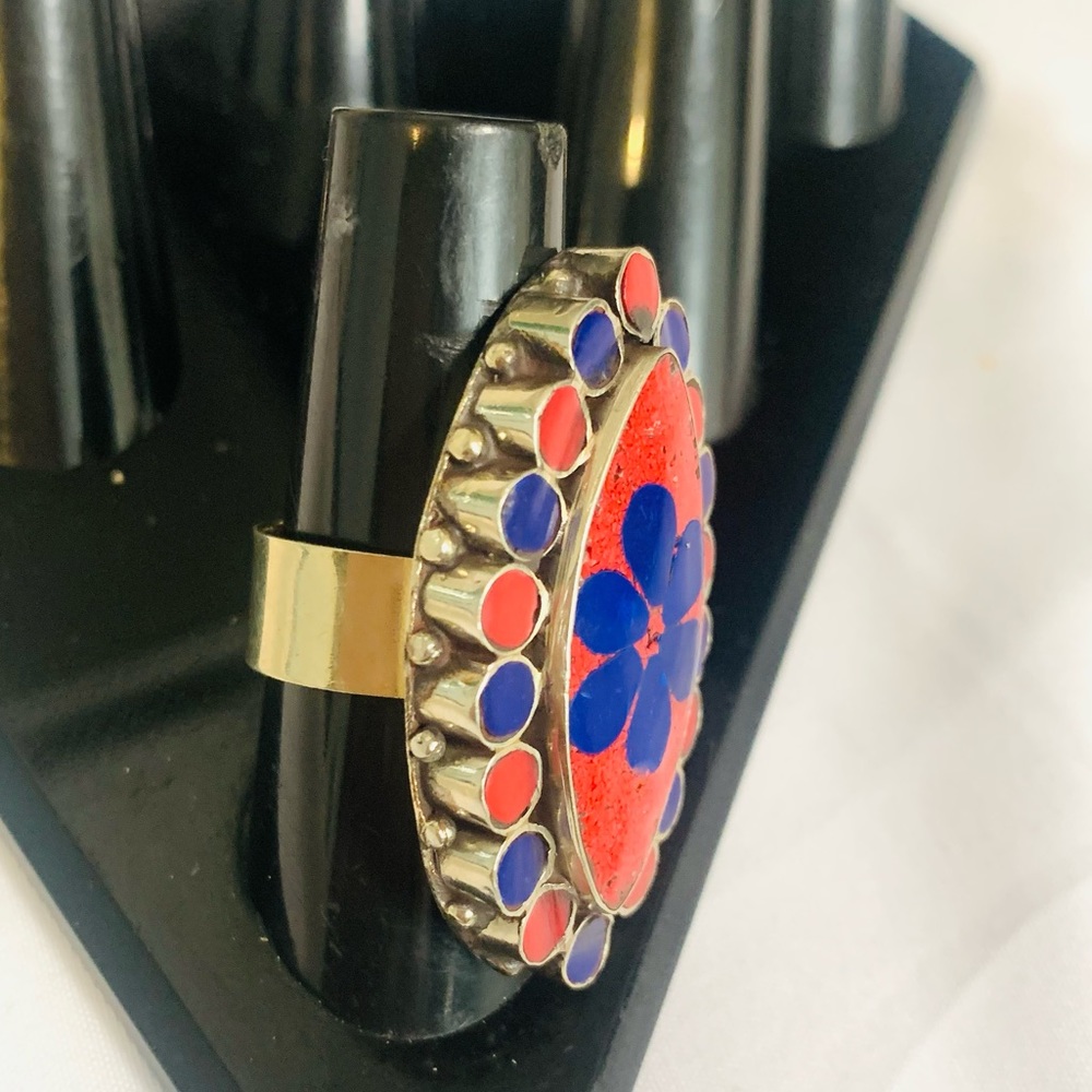 Unique multi color ring - Picture 3 of 5